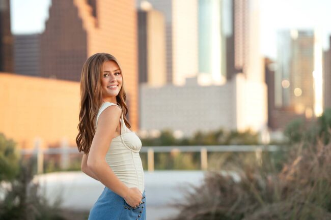 senior photos in houston texas