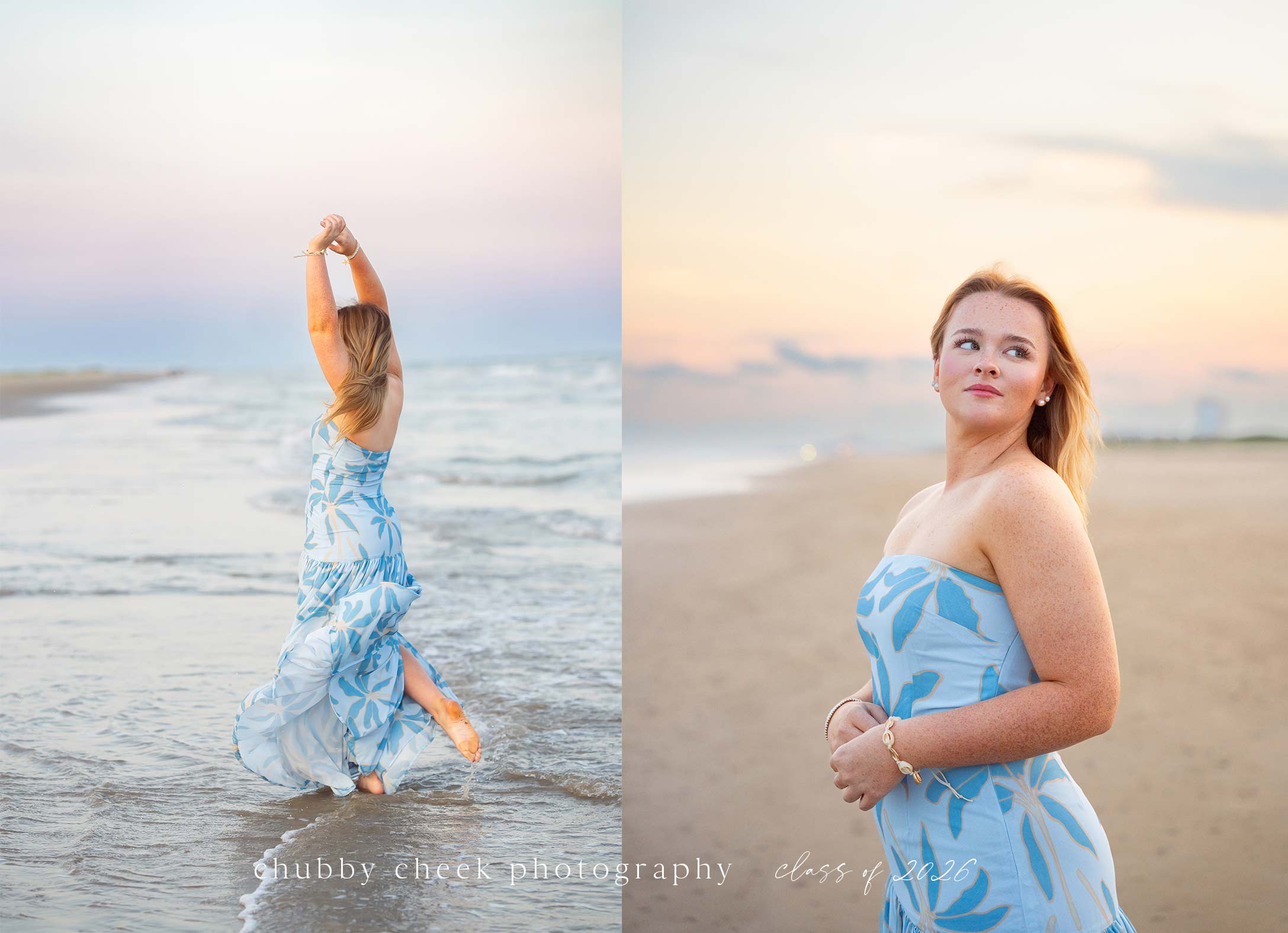 galveston beach senior pics