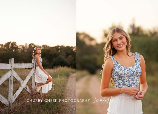 best time for senior photos in houston in a field